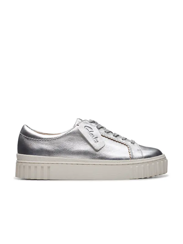Clarks Women's Mayhill Walk - Silver Metallic Image 1