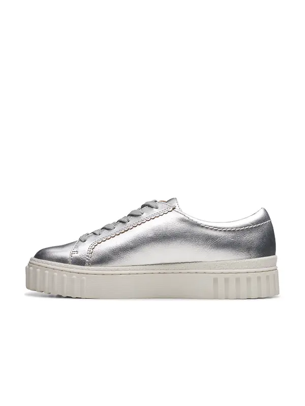 Clarks Women's Mayhill Walk - Silver Metallic Image 2