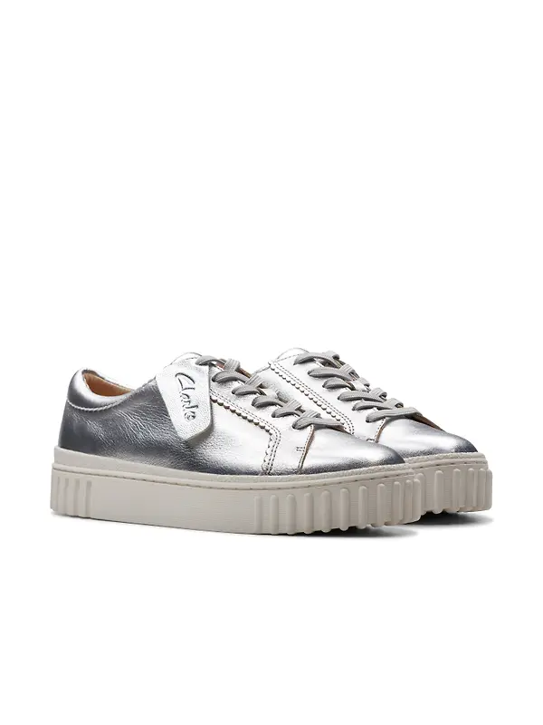 Clarks Women's Mayhill Walk - Silver Metallic Image 3