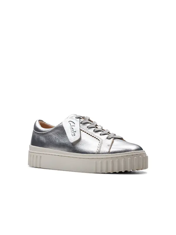 Clarks Women's Mayhill Walk - Silver Metallic Image 4
