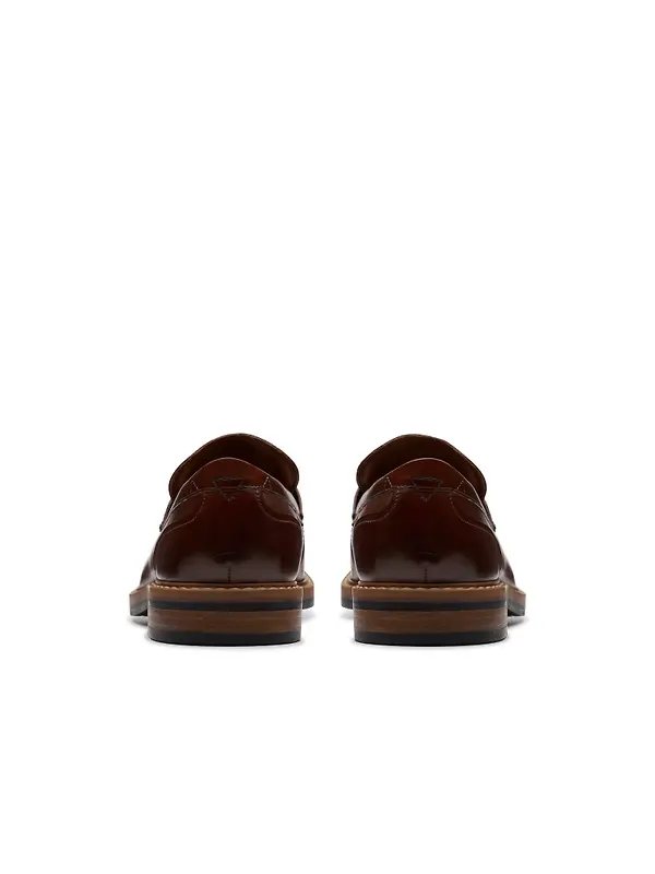 Clarks Men's Aldwin Step - Mid Tan Leather Image 7