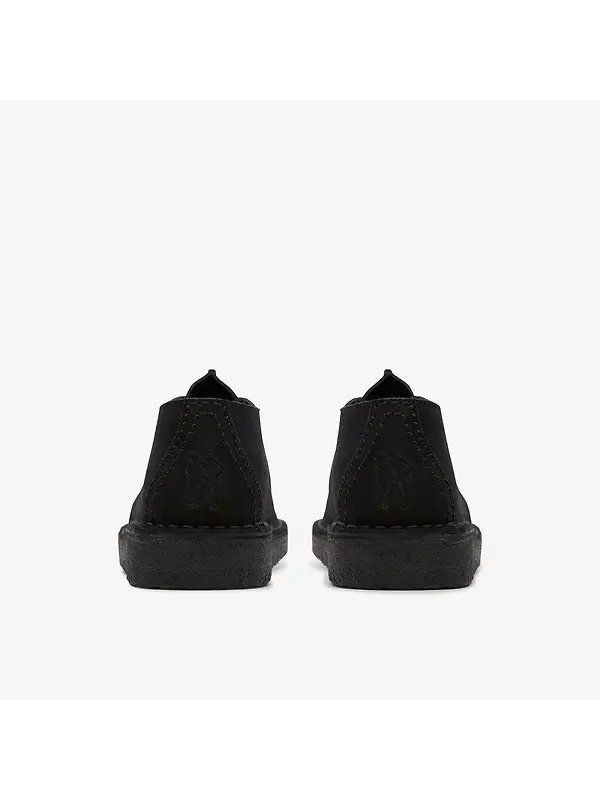Clarks Originals Men's Desert Trek Shoes - Black Suede Image 6