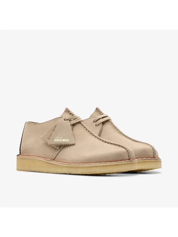 Clarks Originals Men's Desert Trek Shoes - Sand Suede Image 4