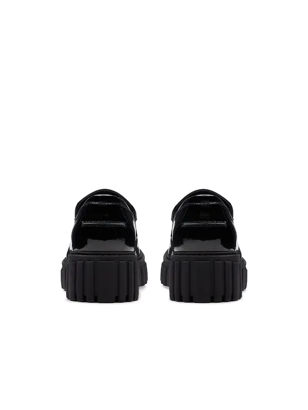 Clarks Women's Page Leather Loafers - Black Image 6