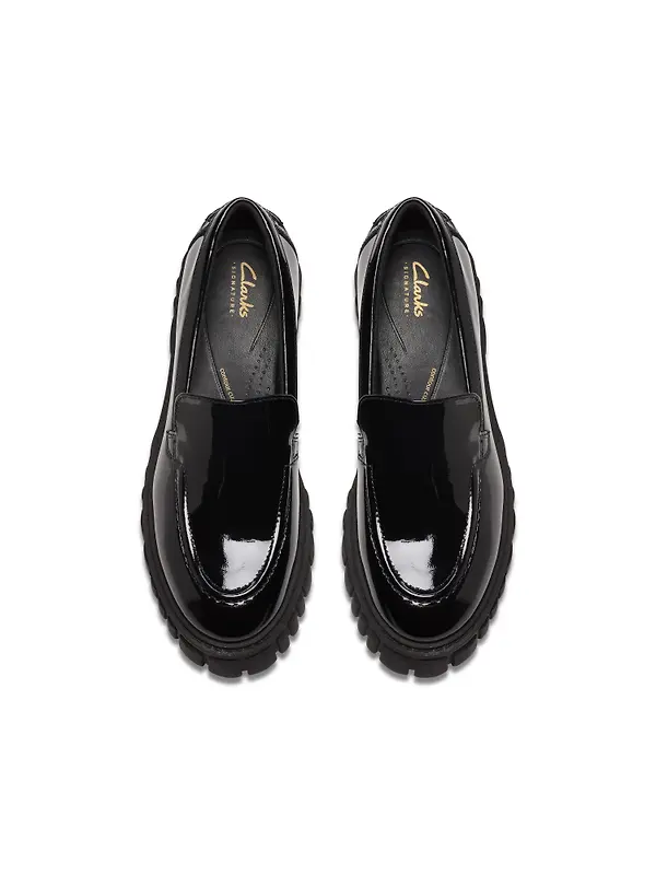 Clarks Women's Page Leather Loafers - Black Image 5