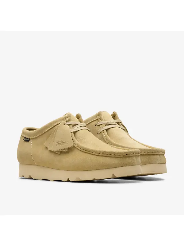 Clarks Originals Men's Wallabee Gore-Tex Shoes - Maple Suede Image 4