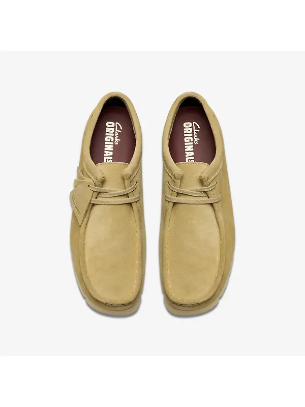 Clarks Originals Men's Wallabee Gore-Tex Shoes - Maple Suede Image 6