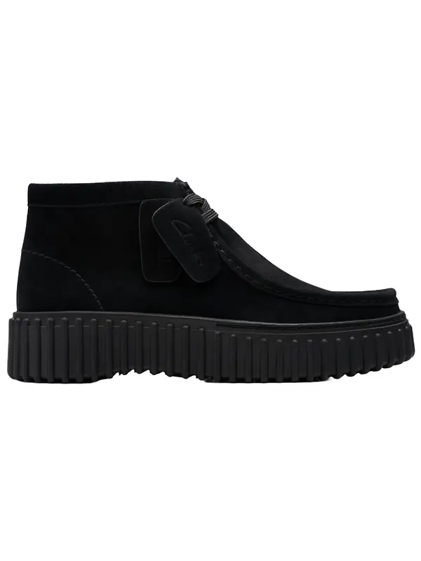 Clarks Women's Torhill Moss Boots - Black Suede Image 1