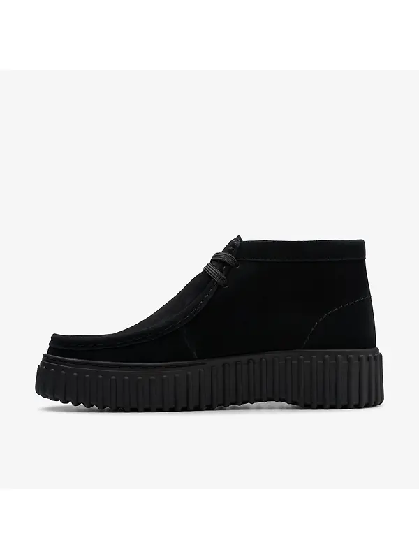Clarks Women's Torhill Moss Boots - Black Suede Image 3