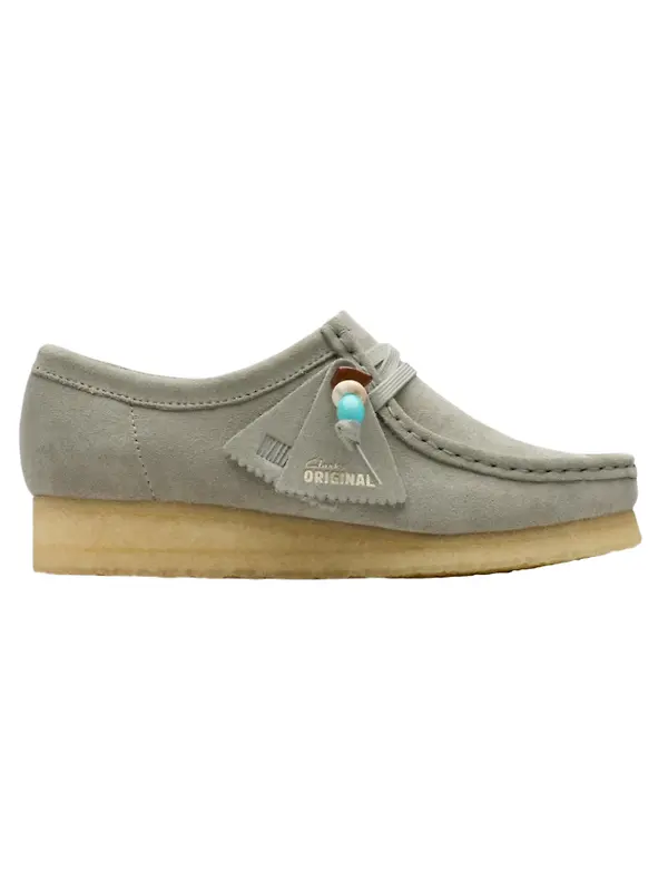 Clarks Originals Women's Wallabee Shoes - Sage Suede Image 1