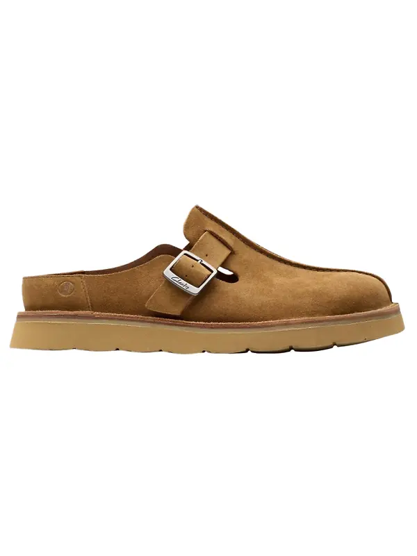 Clarks Men's Solsbury Suede Mule - Cola Suede Image 1