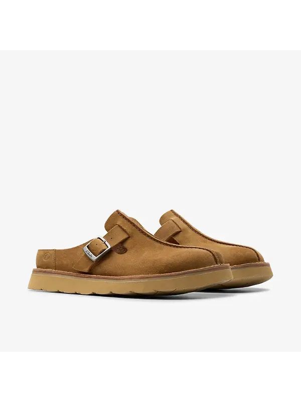 Clarks Men's Solsbury Suede Mule - Cola Suede Image 5
