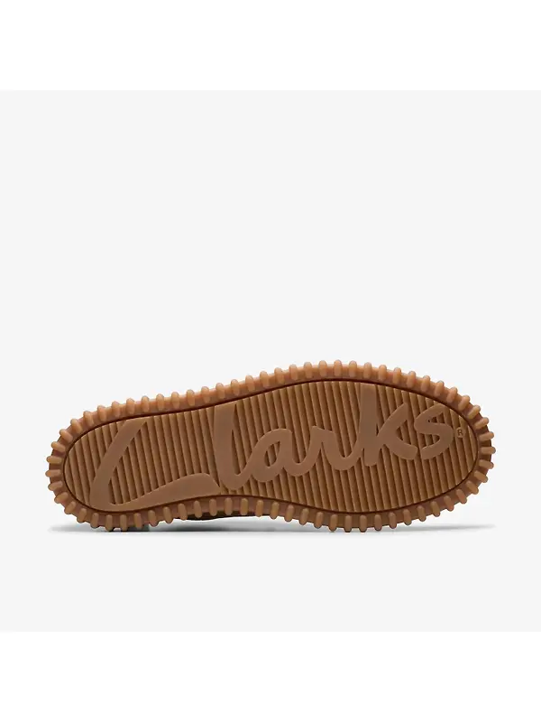 Clarks Torhill Lo Suede Shoe - Ecru Suede Image 3
