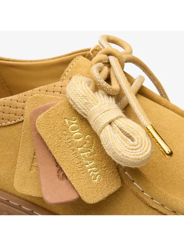 Clarks Men's Torhill Lo Suede Shoes - Golden Tan Suede Image 7