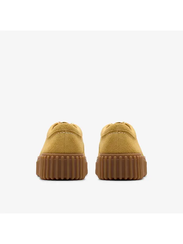Clarks Women's Torhill Bee - Golden Tan Suede Image 9