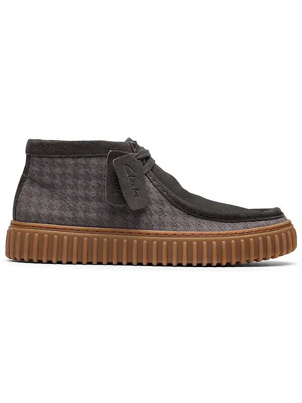 Clarks Men's Torhill Hi Boots - Grey Combi Image 1