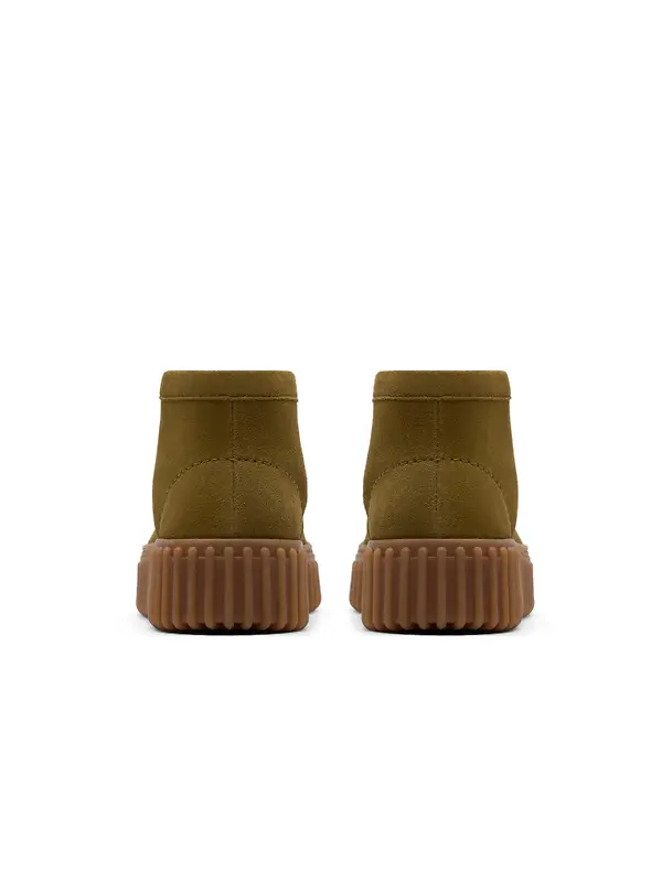 Clarks Women's Torhill Moss Boots - Olive Suede Image 5