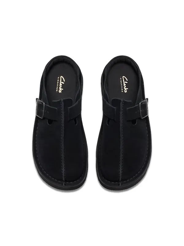 Clarks Women's Solsbury Mules - Black Suede Image 6