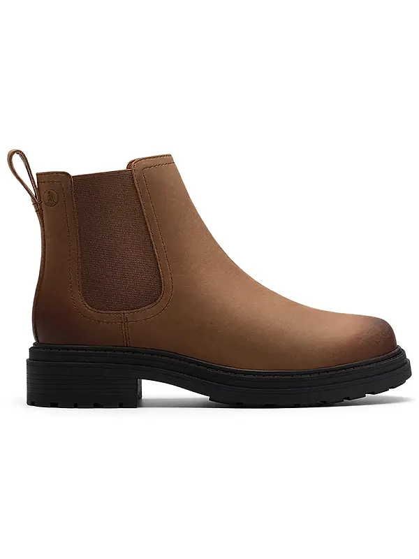 Clarks Women's Orinoco 3 Lane Chelsea Boots - Walnut Leather Image 1