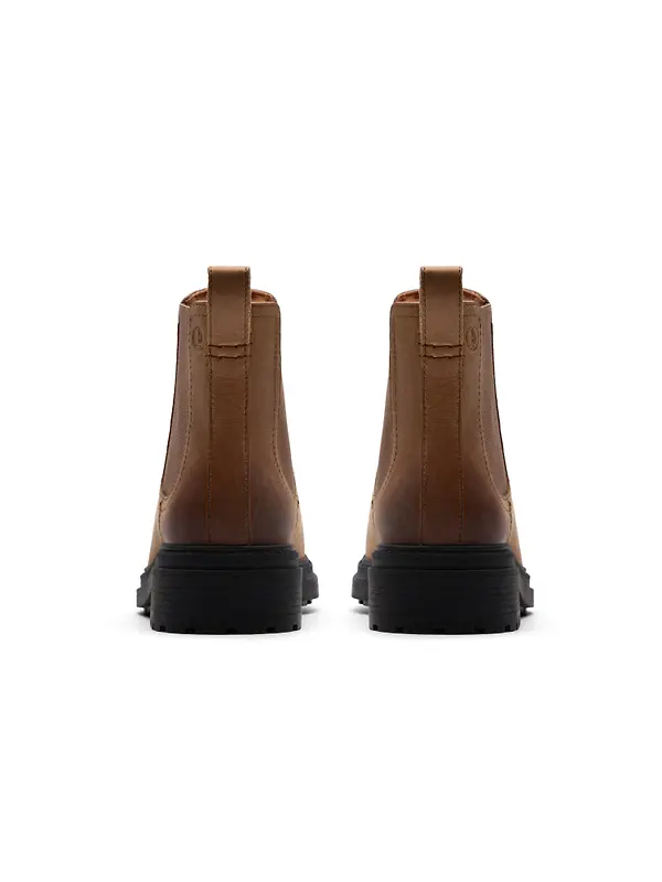 Clarks Women's Orinoco 3 Lane Chelsea Boots - Walnut Leather Image 5