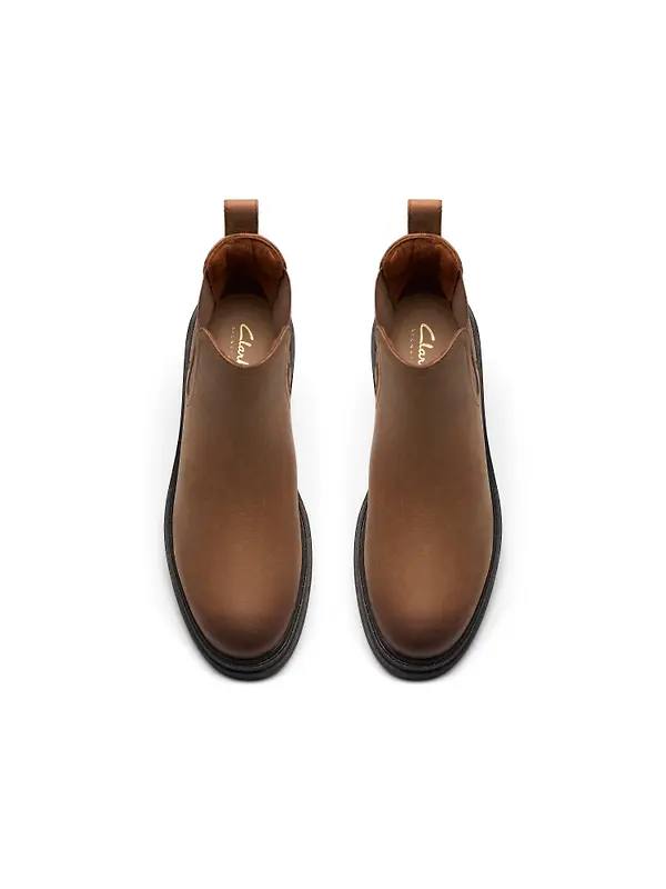 Clarks Women's Orinoco 3 Lane Chelsea Boots - Walnut Leather Image 6