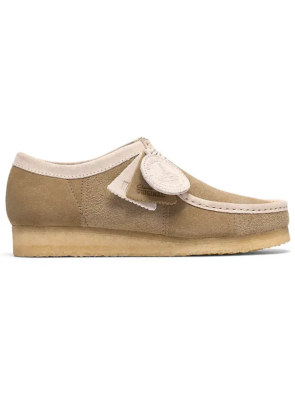 Clarks Originals Men's Wallabee Shoes - Maple Stripe Image 1