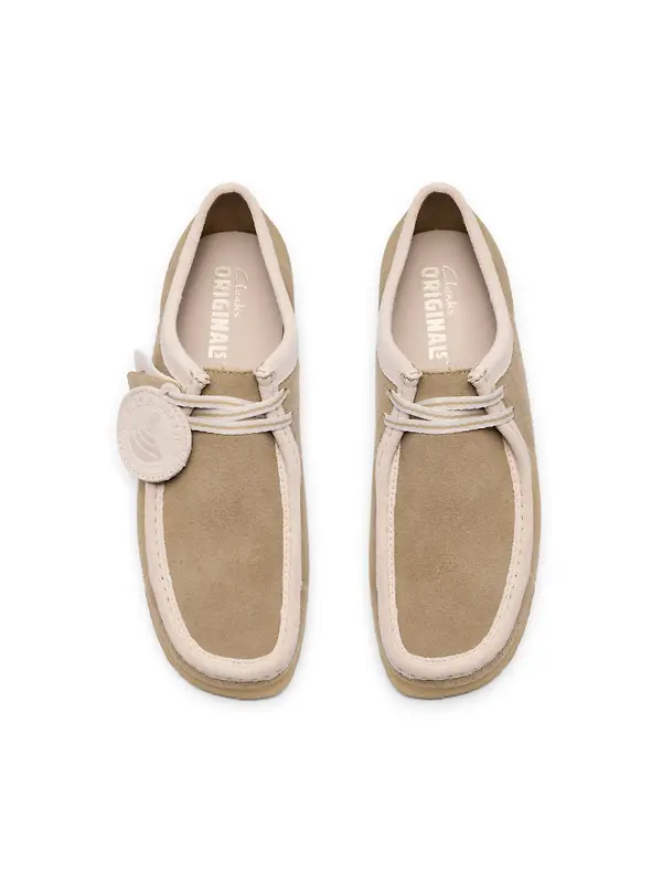Clarks Originals Men's Wallabee Shoes - Maple Stripe Image 6