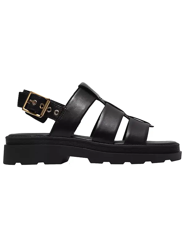Clarks Women's Orinoco3 Strap Sandals - Black Leather Image 1
