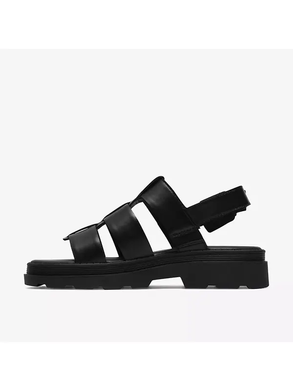 Clarks Women's Orinoco3 Strap Sandals - Black Leather Image 2