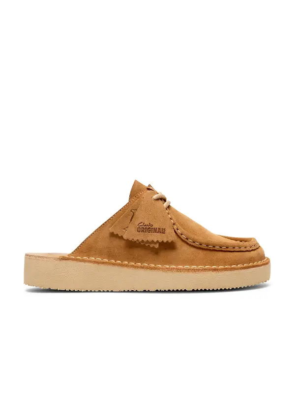 Clarks Originals Women's Nomad Mules - Tan Suede Image 1