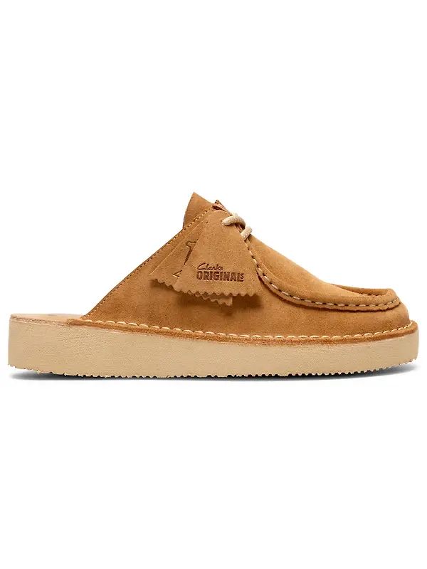 Clarks Originals Women's Nomad Mules - Tan Suede Image 1