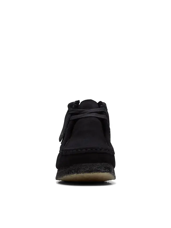 Clarks Originals Men's Wallabee Boots - Black Suede Image 3