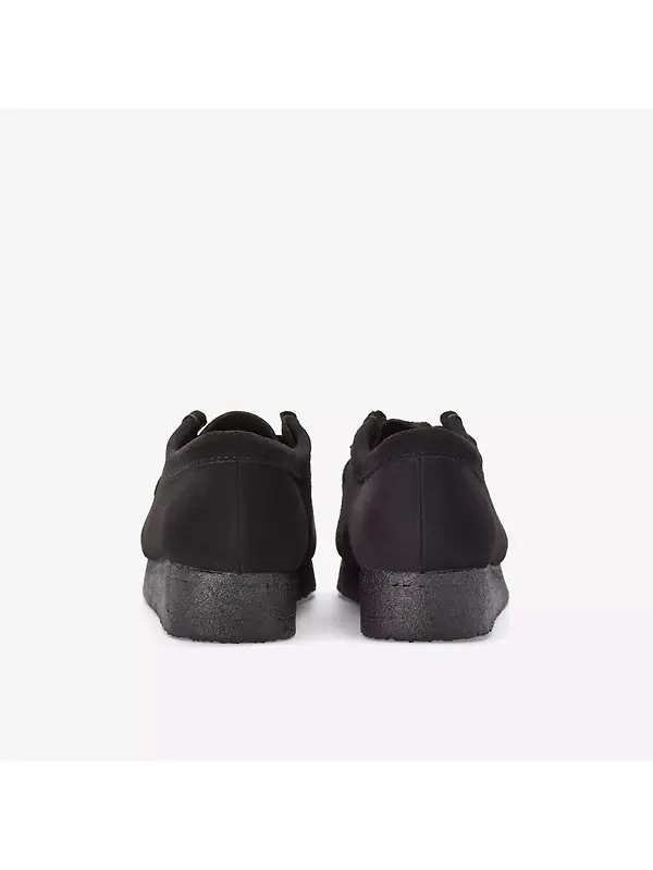 Clarks Originals Women's Wallabee Shoes - Black Suede Image 6