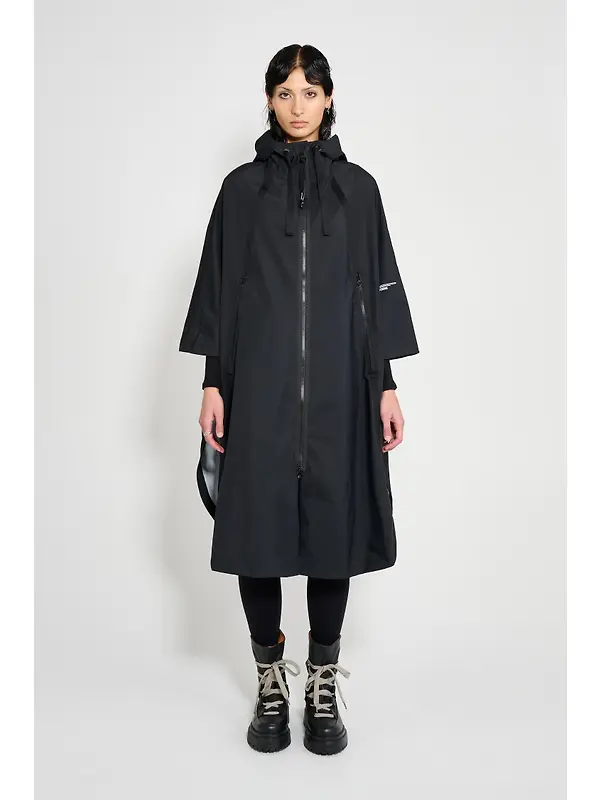 Stutterheim Concert Tape Poncho - Black Image 2