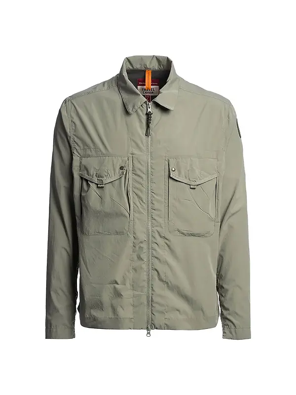 Parajumpers Men's Elgin Overshirt - Ashen Sage Image 1