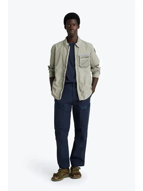 Parajumpers Men's Wymond Overshirt - Bone Image 8
