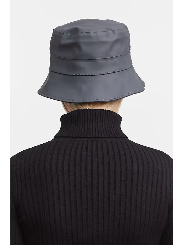 Stutterheim Beckholmen Bucket Hat - Charcoal Image 3