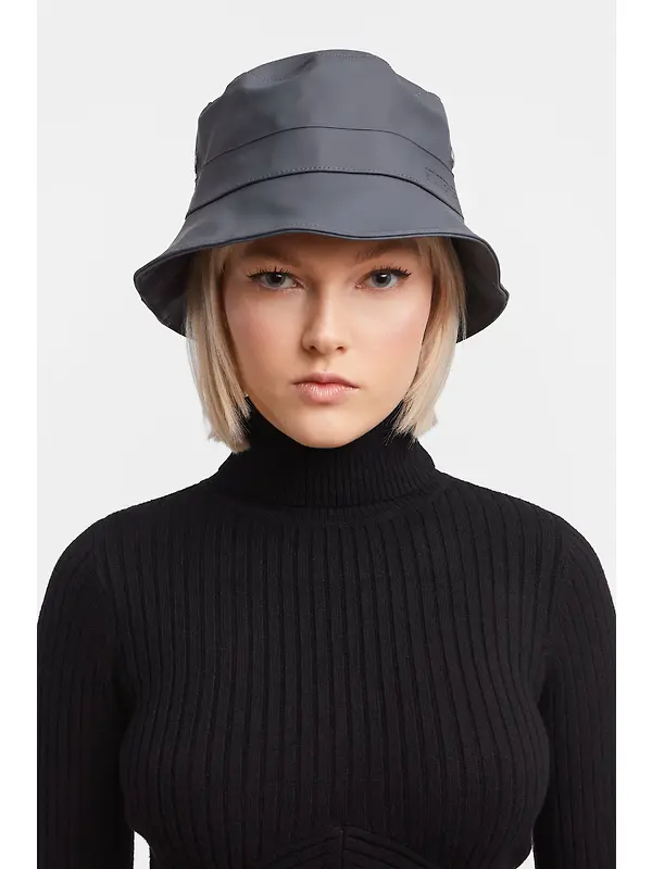 Stutterheim Beckholmen Bucket Hat - Charcoal Image 6
