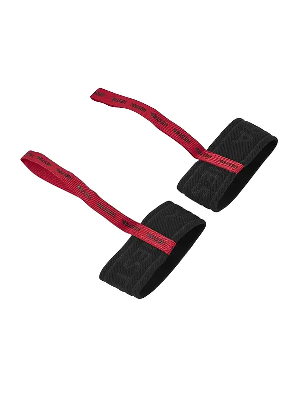 Hestra Women's 90/35 mm Size 5-9 Handcuffs - Black/Red Image 1