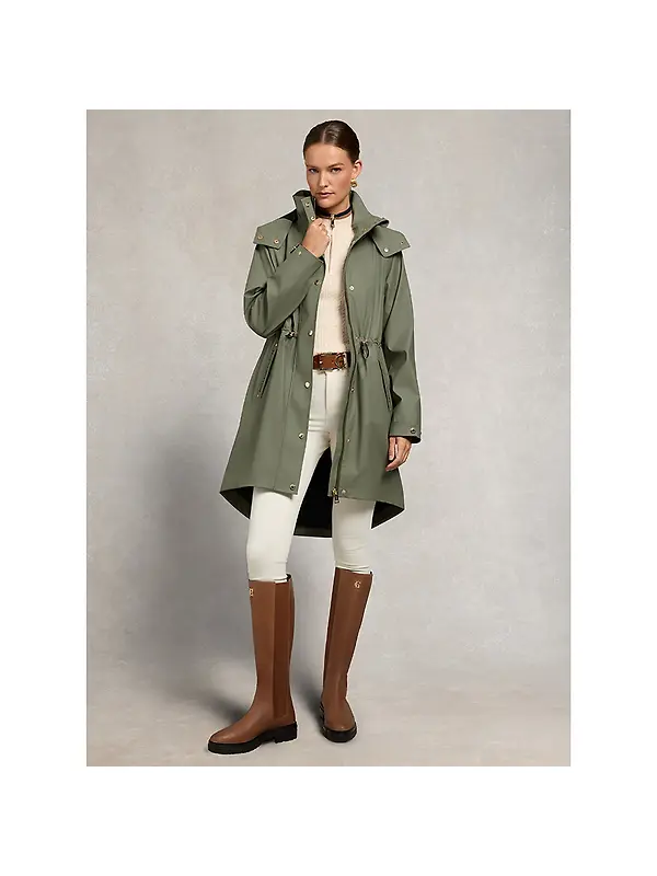 Holland Cooper Women's Chartwell Rain Parka - Sage Image 7