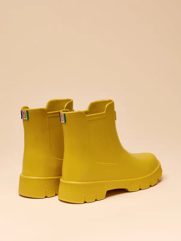 Joules Women's Raindance Lightweight EVA Ankle Wellies - Yellow Image 3