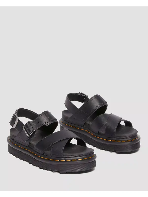 Dr. Martens Women's Voss II Athena Leather Strap Sandals - Black Image 5
