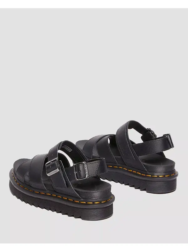 Dr. Martens Women's Voss II Athena Leather Strap Sandals - Black Image 7
