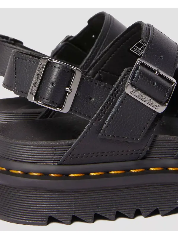 Dr. Martens Women's Voss II Athena Leather Strap Sandals - Black Image 8