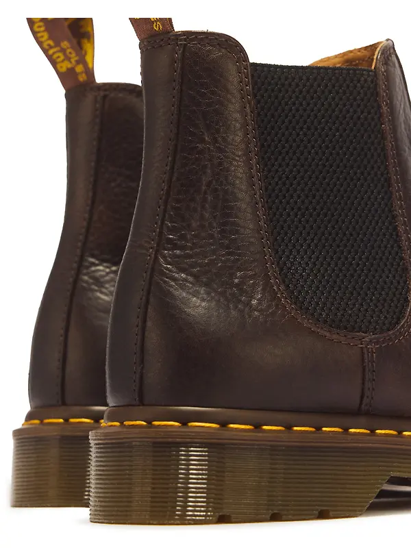 Dr Martens 2976 Ambassador Leather Chelsea Boots - Dark Brown Image 2