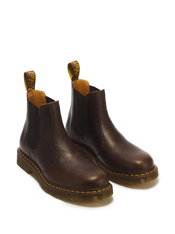 Dr Martens 2976 Ambassador Leather Chelsea Boots - Dark Brown Image 4