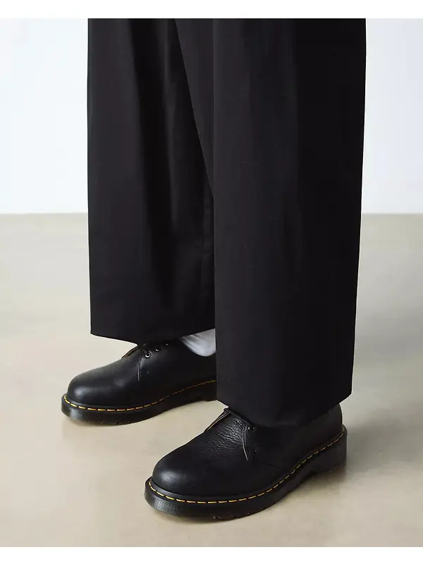 Dr Martens Unisex 1461 Ambassador Soft Leather Oxford Shoes - Black Image 2