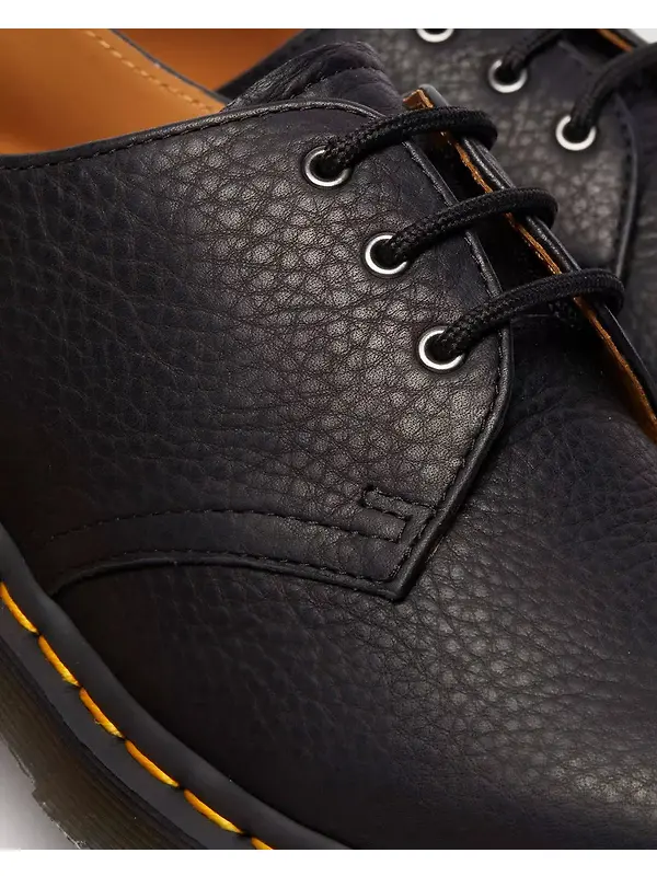 Dr Martens Unisex 1461 Ambassador Soft Leather Oxford Shoes - Black Image 3