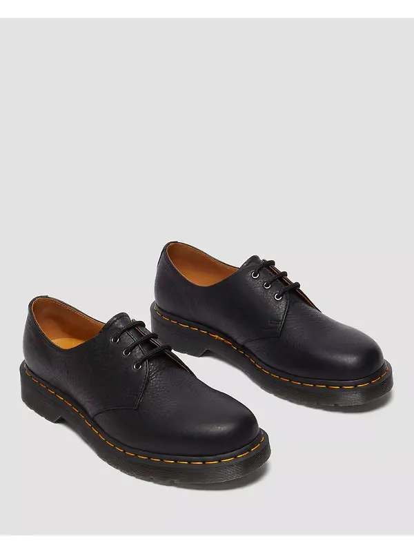 Dr Martens Unisex 1461 Ambassador Soft Leather Oxford Shoes - Black Image 4