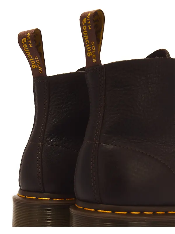 Dr Martens 101 UB 6 Eye Ambassador Leather Lace Up Boots - Dark Brown Image 8